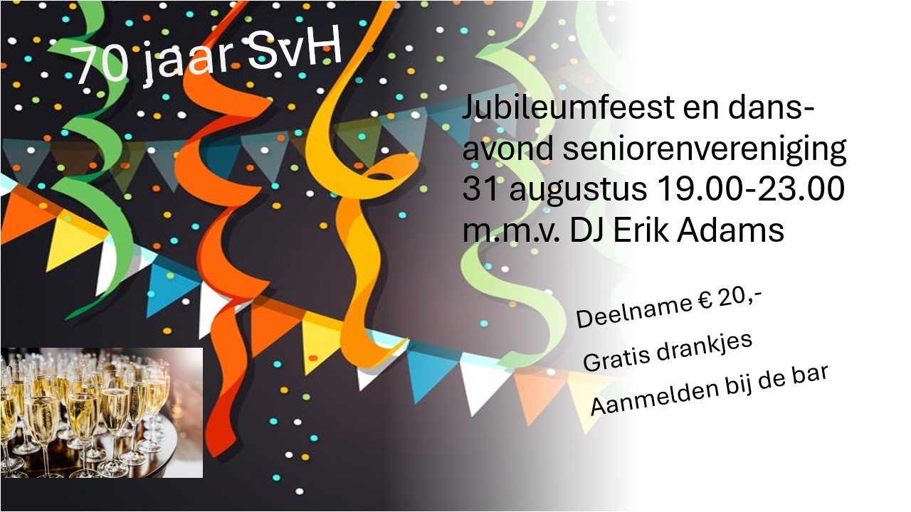 31 aug seniorenfeest