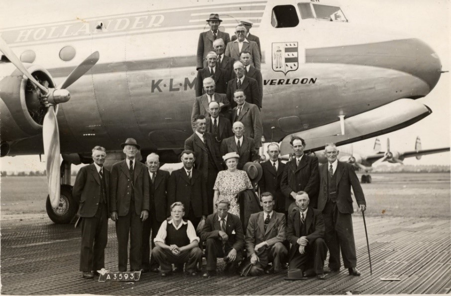 Excursie Schiphol 1950