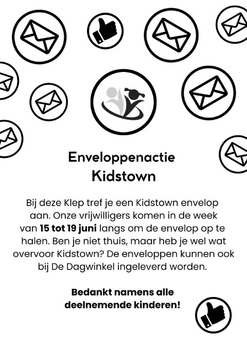 Kidstown enveloppenactie
