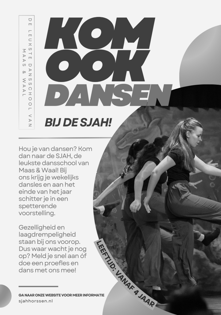 SJAH Flyer aanmelden nieuwe leden zw