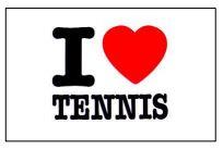 ik hou van tennis