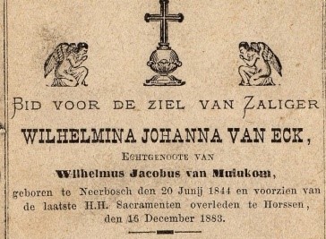 wilhelmina van eck