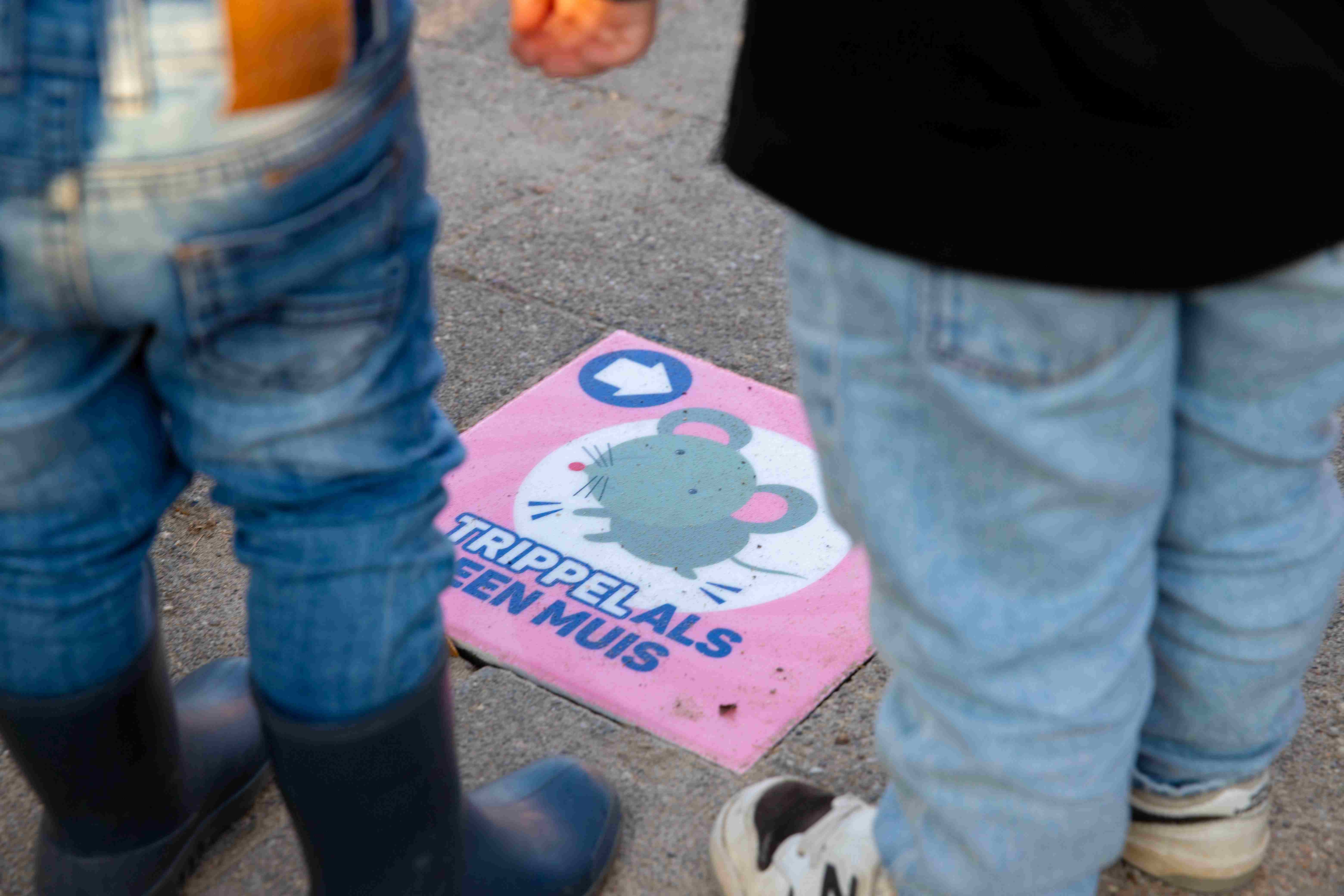 Dierenbeweegpad verkleind