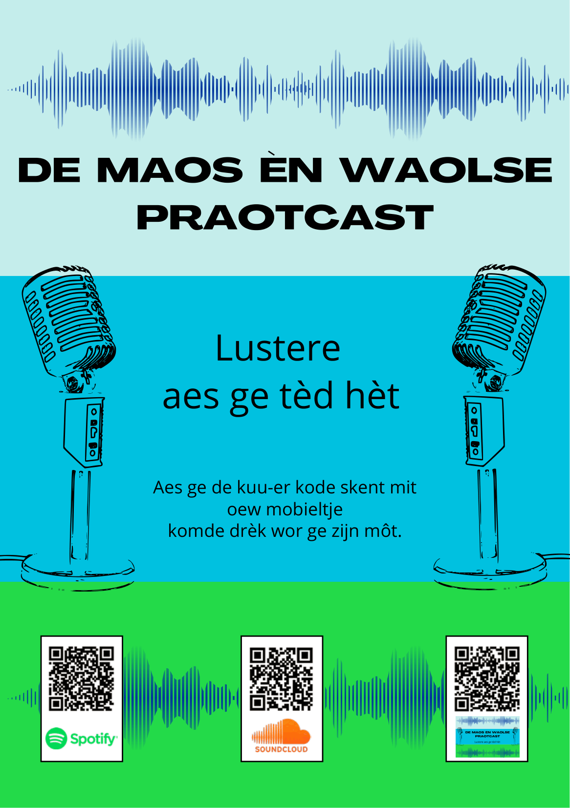 Praotcast flyer A5 voorkant pgn