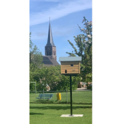 Nieuwe duiventil in dierenparkje